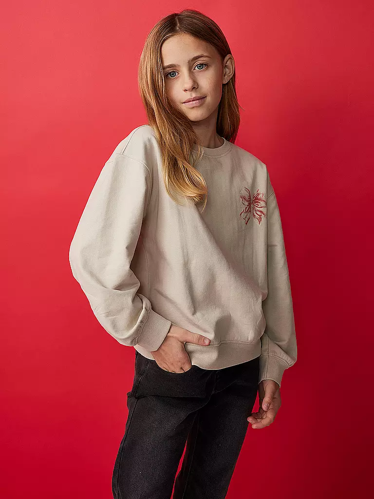 NAME IT | Sweat-shirt fille NKFRASAB | Beige