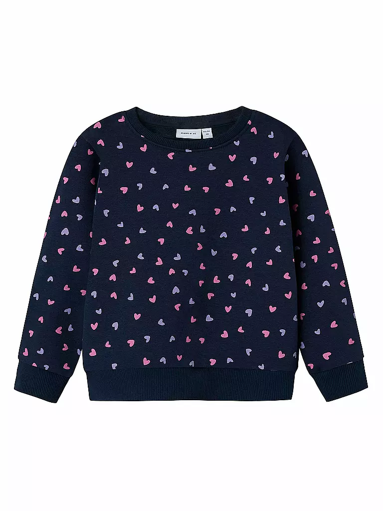 NAME IT | Sweat-shirt fille NMFDAVINA | Bleu foncé