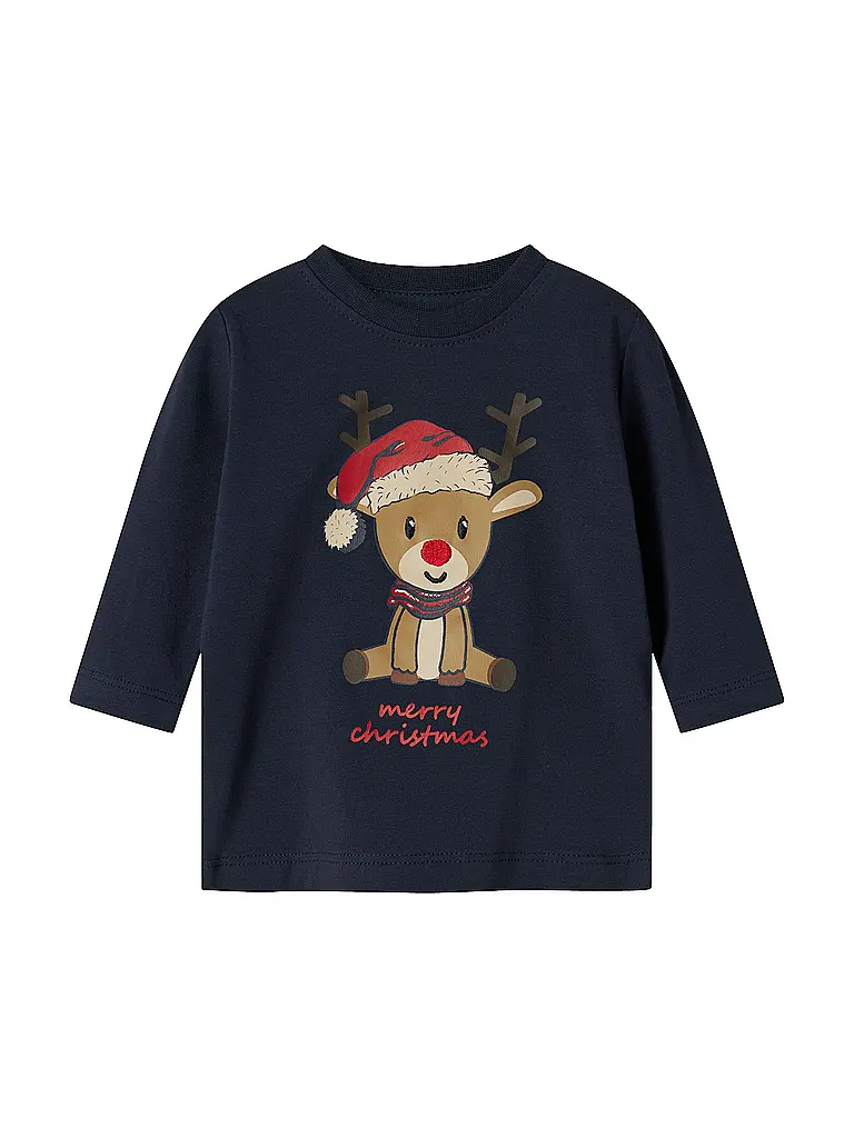 NAME IT | T-shirt à manches longues pour bébé NBMFA | dunkelblau