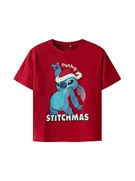 NAME IT | T-shirt fille NKFAKKA STITCH | Rouge