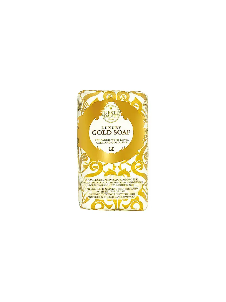 NESTI DANTE | Savon - 60e anniversaire Nat. Soap Gold leaf 250g | Or
