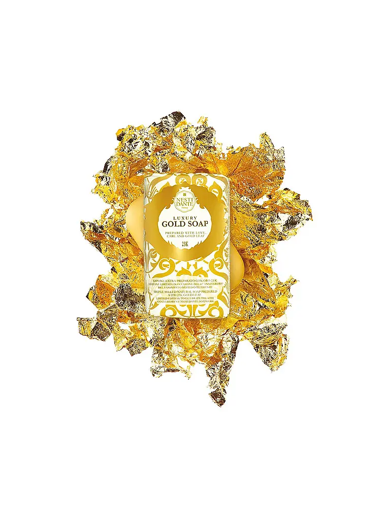 NESTI DANTE | Savon - 60e anniversaire Nat. Soap Gold leaf 250g | Or
