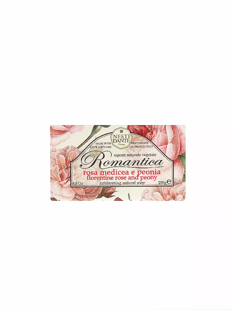 NESTI DANTE | Savon - Romantica Soap Rose & Pivoine 250g | Rose