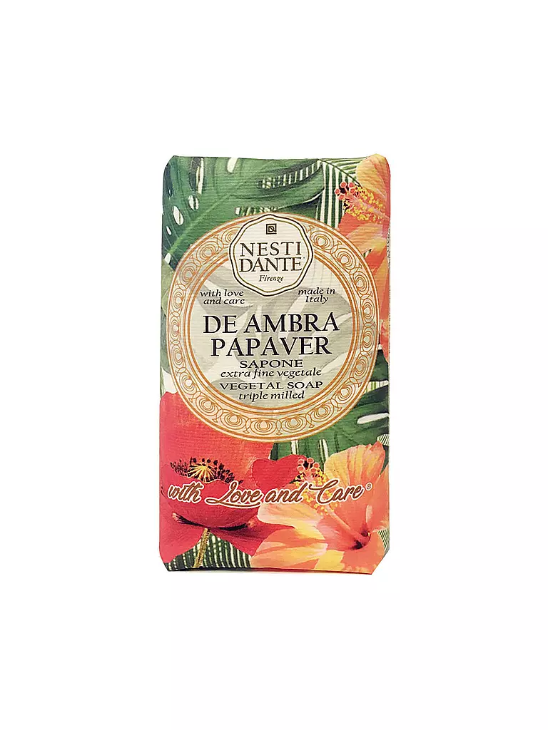 NESTI DANTE | Savon - Savon De Ambra Papaver 250g | orange