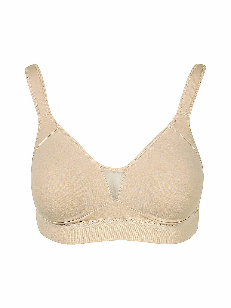Soutien-gorge de bien-être sans armatures COTTON SHAPE caramel beige 85D