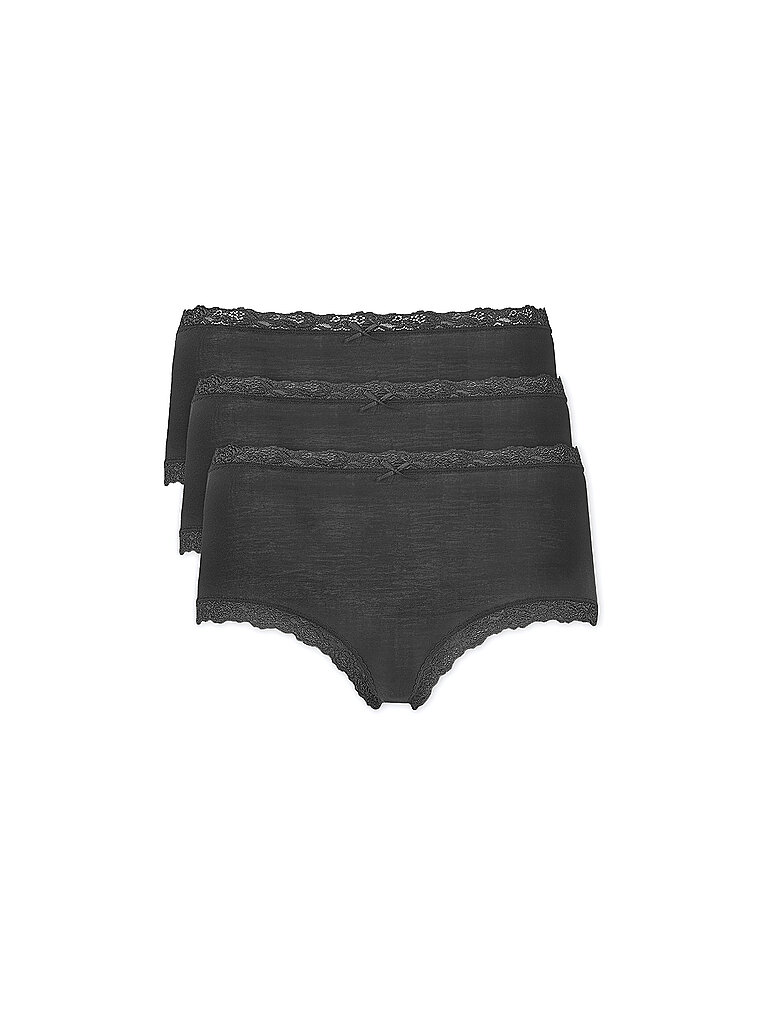 Lot de 3 slips taille haute COSY noir noir 46