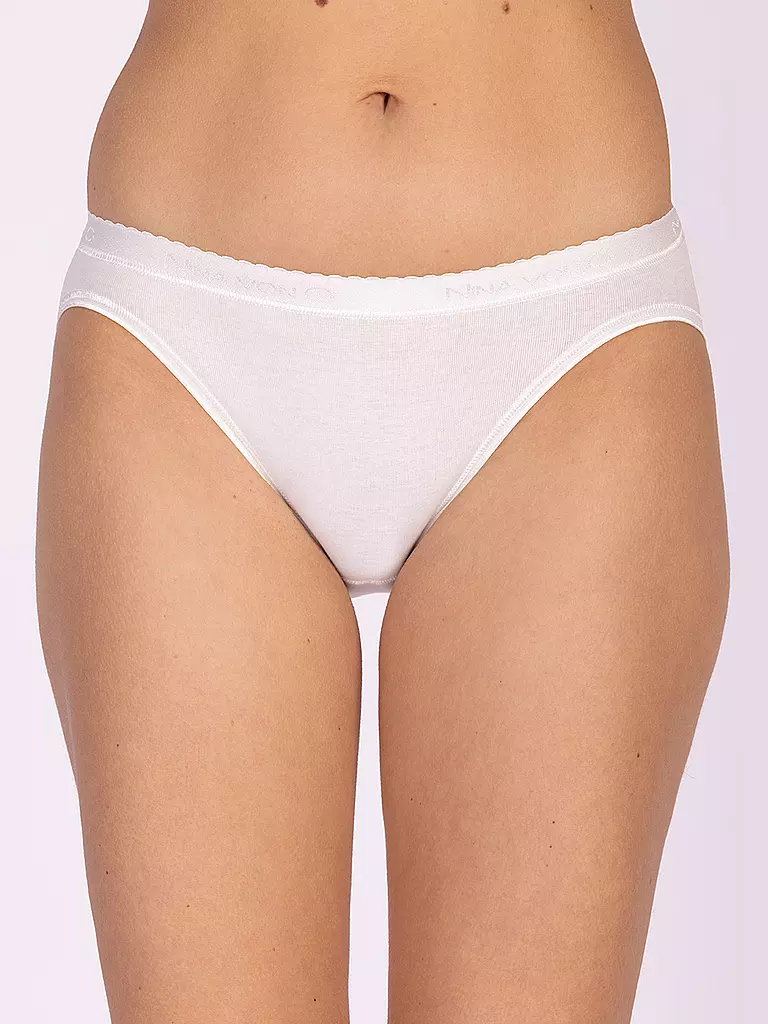 NINA VON C | Jazzpants Coton Fin Blanc | weiss