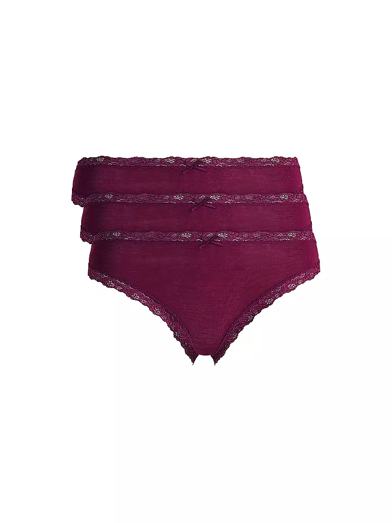 NINA VON C | Jazzpants lot de 3 tinto rosso | dunkelrot