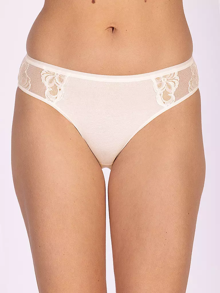 NINA VON C | Slip en dentelle champagne | creme