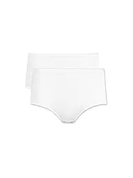 NINA VON C | Slip taille haute lot de 2 nude | Blanc
