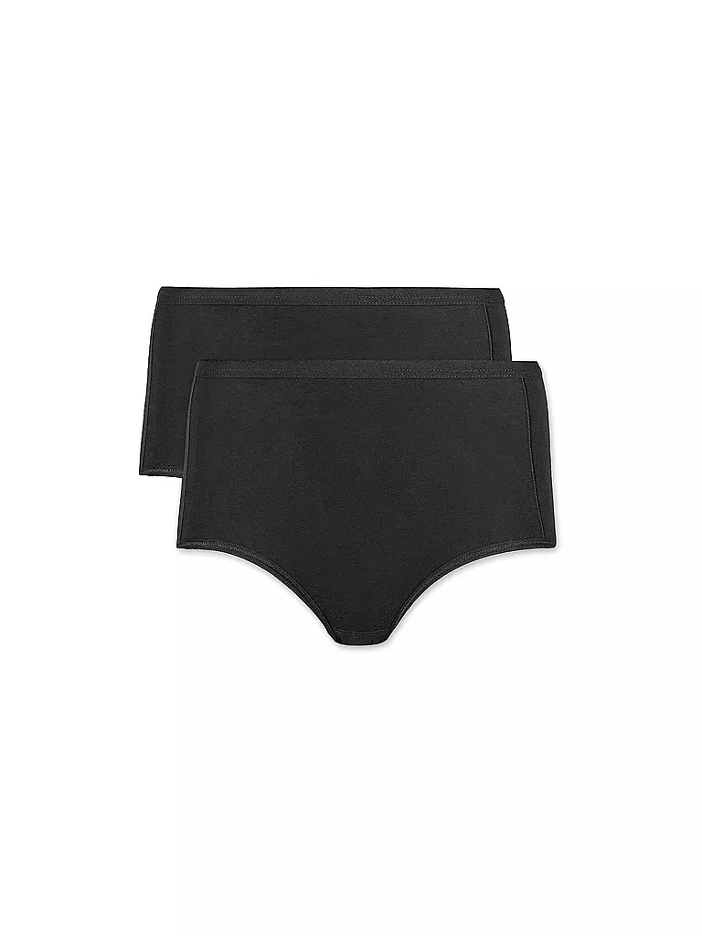 NINA VON C | Slip taille haute lot de 2 noir | Noir