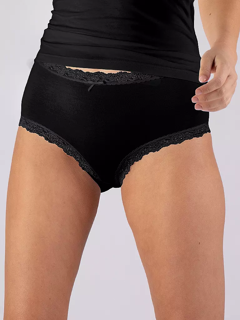NINA VON C | Slip taille haute lot de 3 noir | schwarz