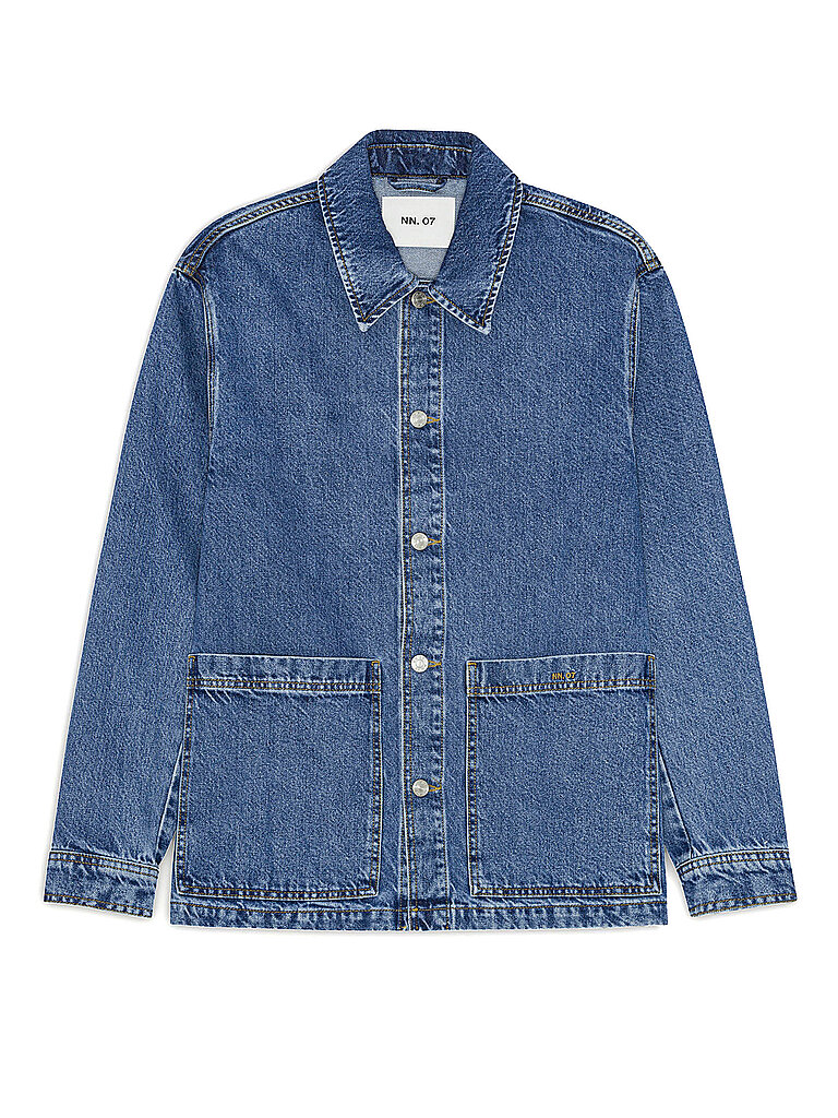 NN.07+Veste+en+jean+BLAZE+bleu+|+S