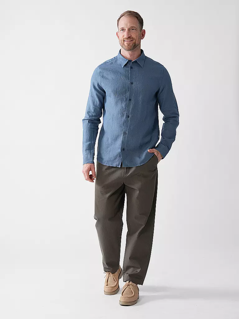 NN.07 | Leinenhemd ENZO | Bleu