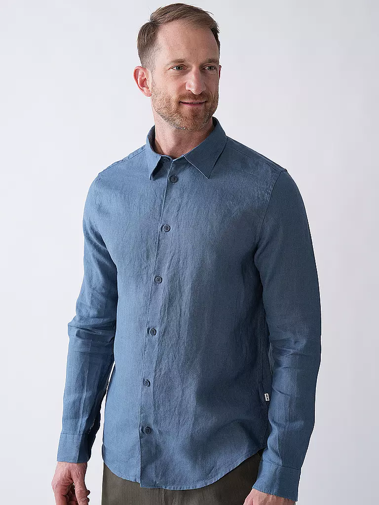 NN.07 | Leinenhemd ENZO | Bleu