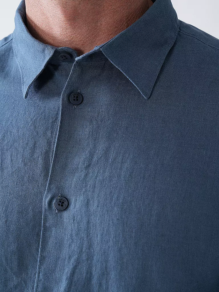 NN.07 | Leinenhemd ENZO | Bleu