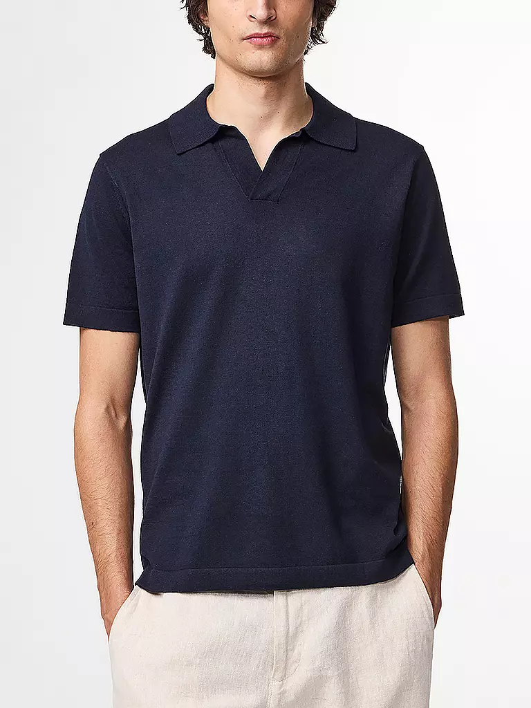NN.07 | Poloshirt RYAN | Bleu foncé