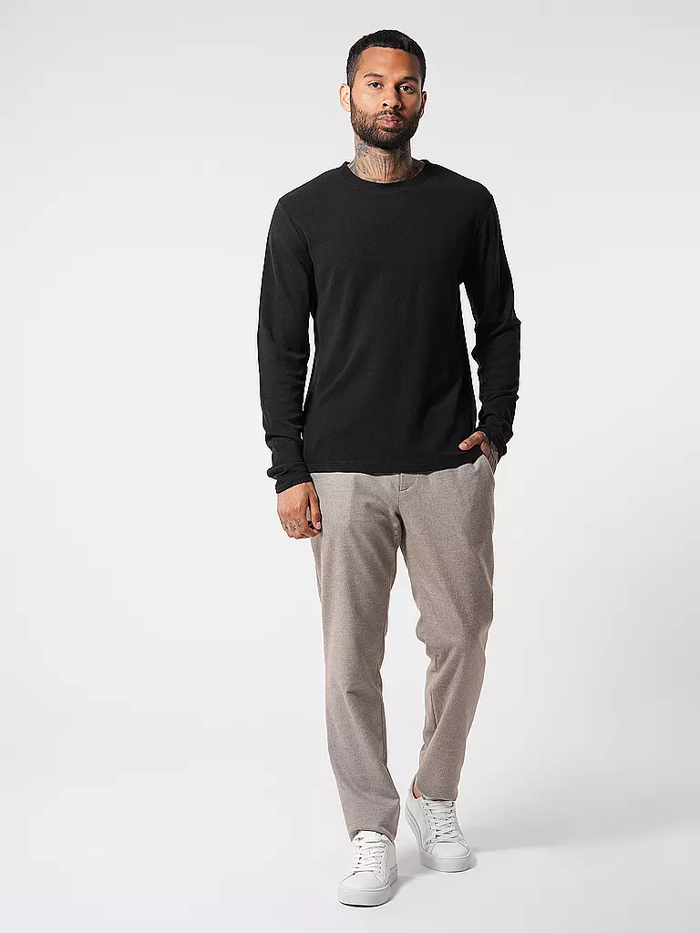 NN.07 | T-shirt à manches longues CLIVE | schwarz
