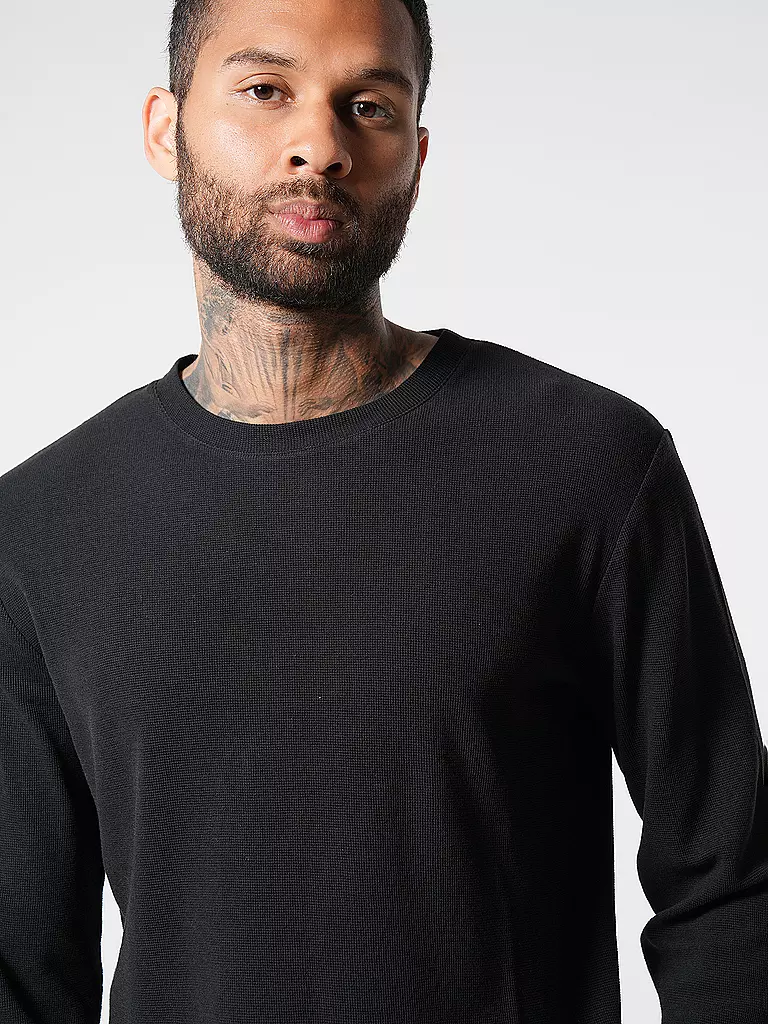 NN.07 | T-shirt à manches longues CLIVE | schwarz