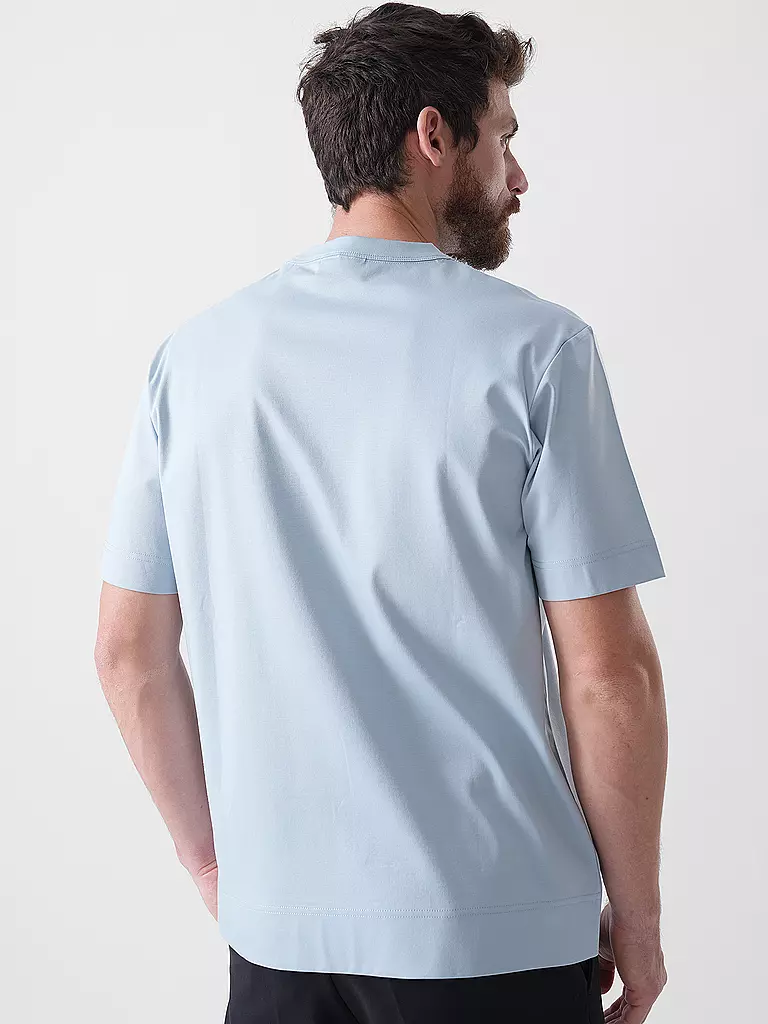 NN.07 | T-Shirt PEDRO EMB | hellblau
