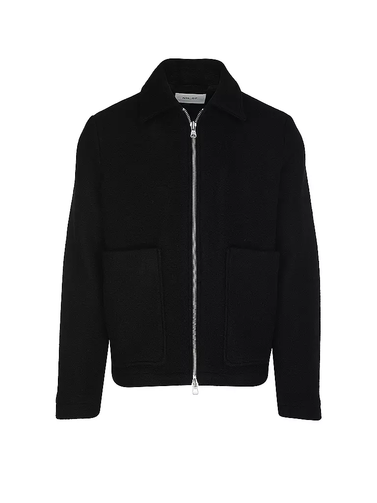 NN.07 | Veste en laine GAEL 8267 | schwarz