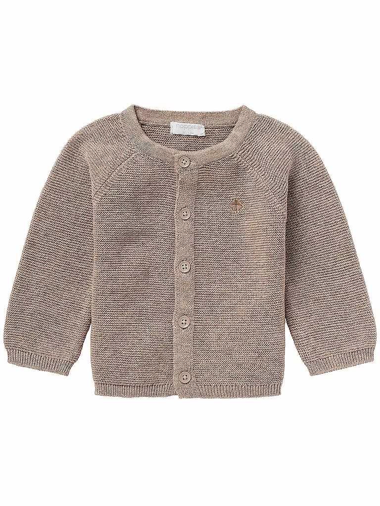 NOPPIES | Gilet en tricot pour bébé NAGA | hellbraun