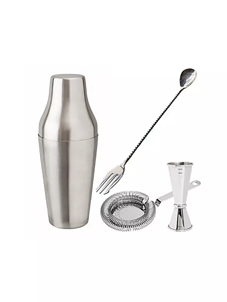 NORDIC BAR | Coffret cadeau Cocktail Set Steel | Argent