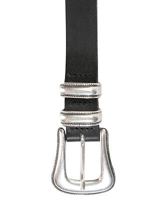 NUDIE JEANS | Ceinture en cuir WESTERN SILVER BELT