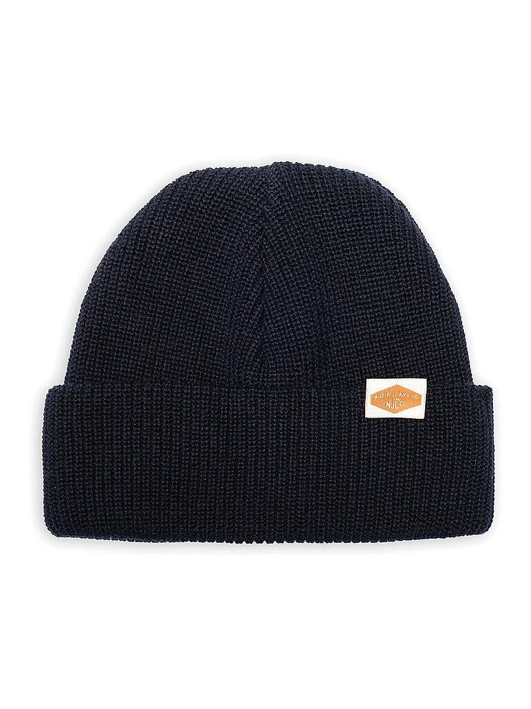 Nudie Jeans Bonnet bleu marine