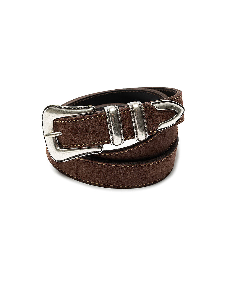 Ceinture en cuir marron 95