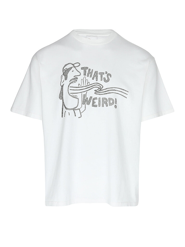 T-Shirt THATS WEIRD blanc S