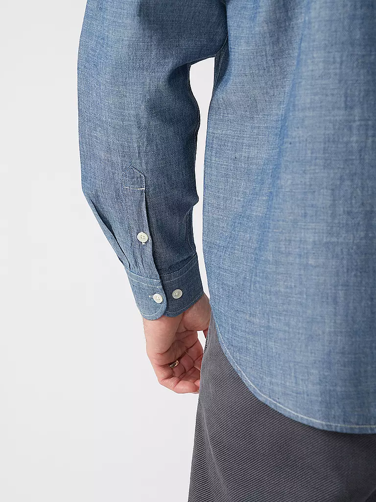 NUDIE JEANS | Chemise coupe régulière GEORGE CHAMBRAY | 