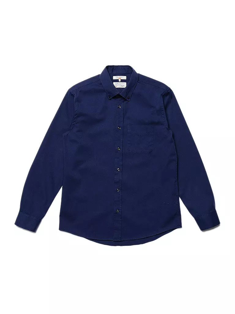 NUDIE JEANS | Chemise coupe regular JOHN | blau