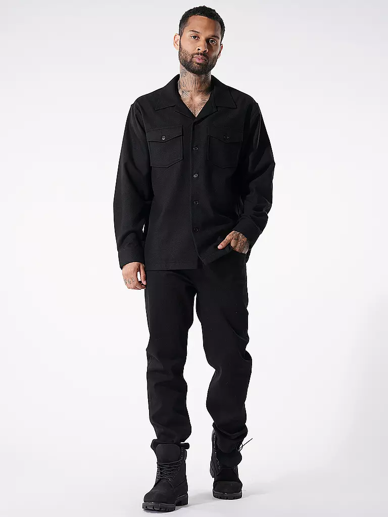 NUDIE JEANS | Chemise VINCENT | schwarz