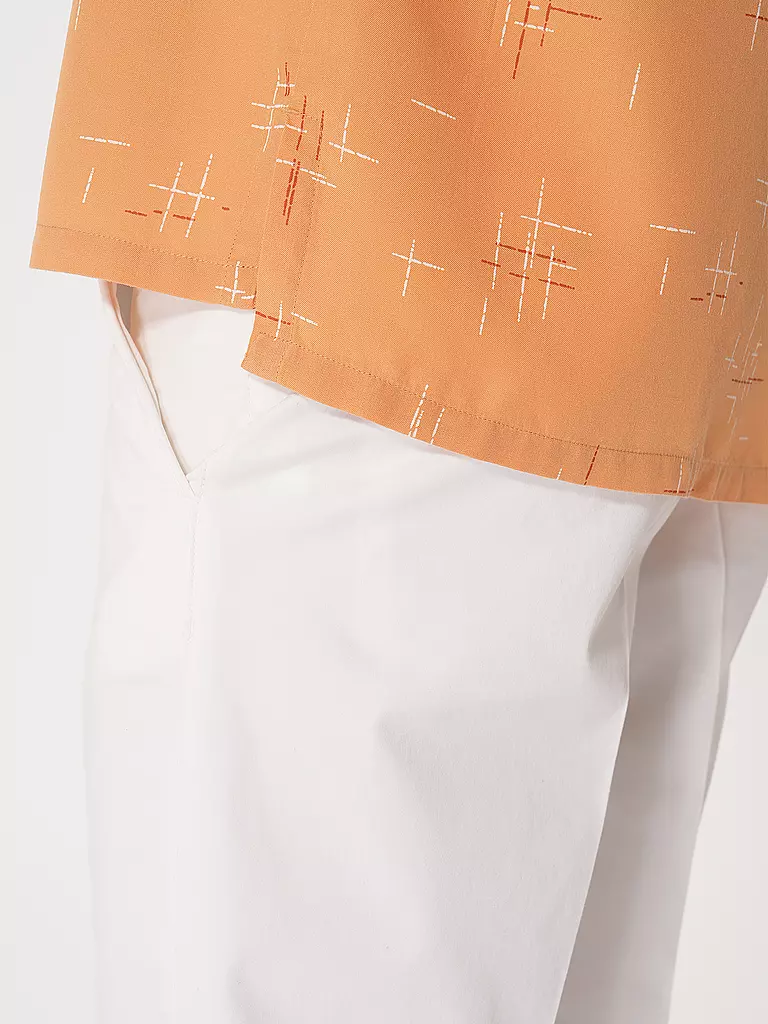 NUDIE JEANS | Hemd Slim Fit ARVID 50S HAWAII | Orange