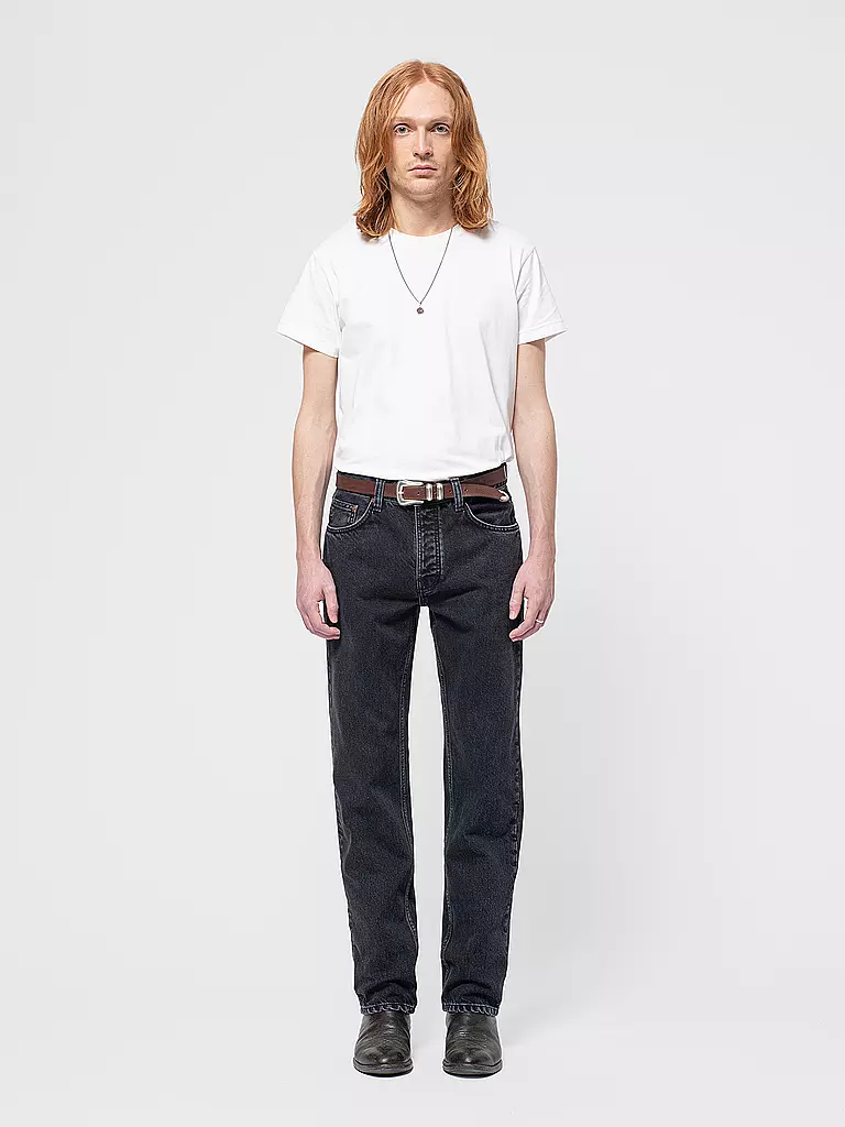 NUDIE JEANS | Jeans coupe droite RAD RUFUS | schwarz
