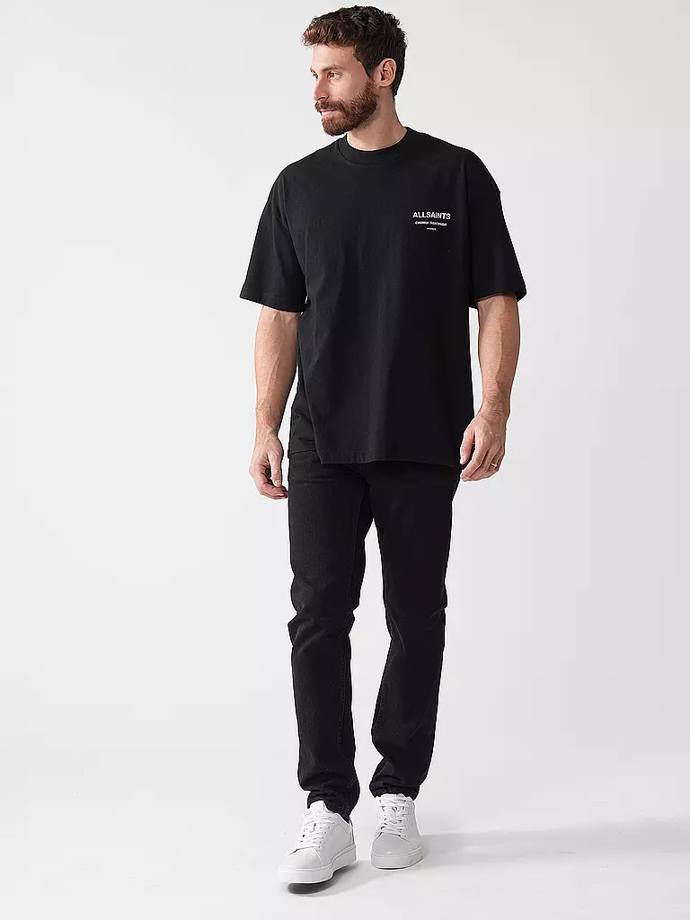 NUDIE JEANS | Jeans Coupe Droite SOLID OLLIE BLACK STEEL | schwarz