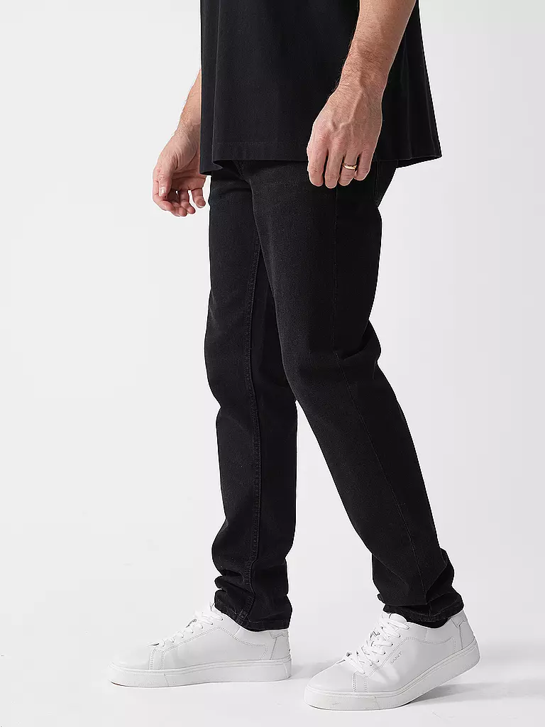 NUDIE JEANS | Jeans Coupe Droite SOLID OLLIE BLACK STEEL | 