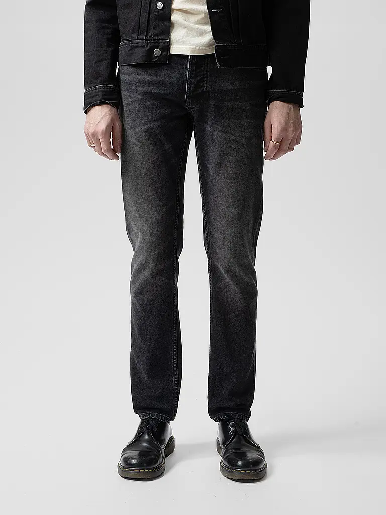 NUDIE JEANS | Jeans Coupe Droite SOLID OLLIE | schwarz