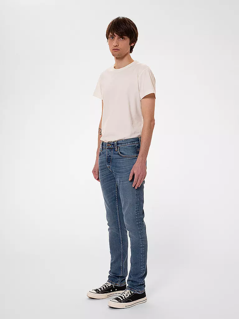 NUDIE JEANS | Jeans Slim Fit GRIM TIM  | Bleu