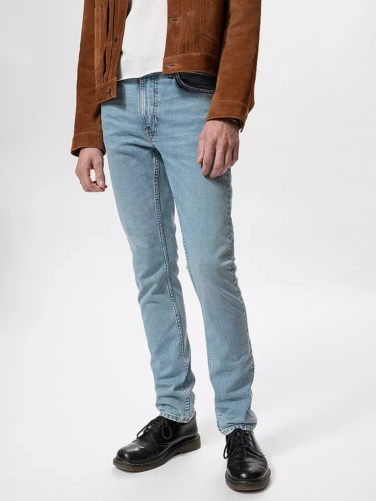 NUDIE JEANS | Jeans Slim Fit LEAN DEAN BLUE NOISE | Bleu clair