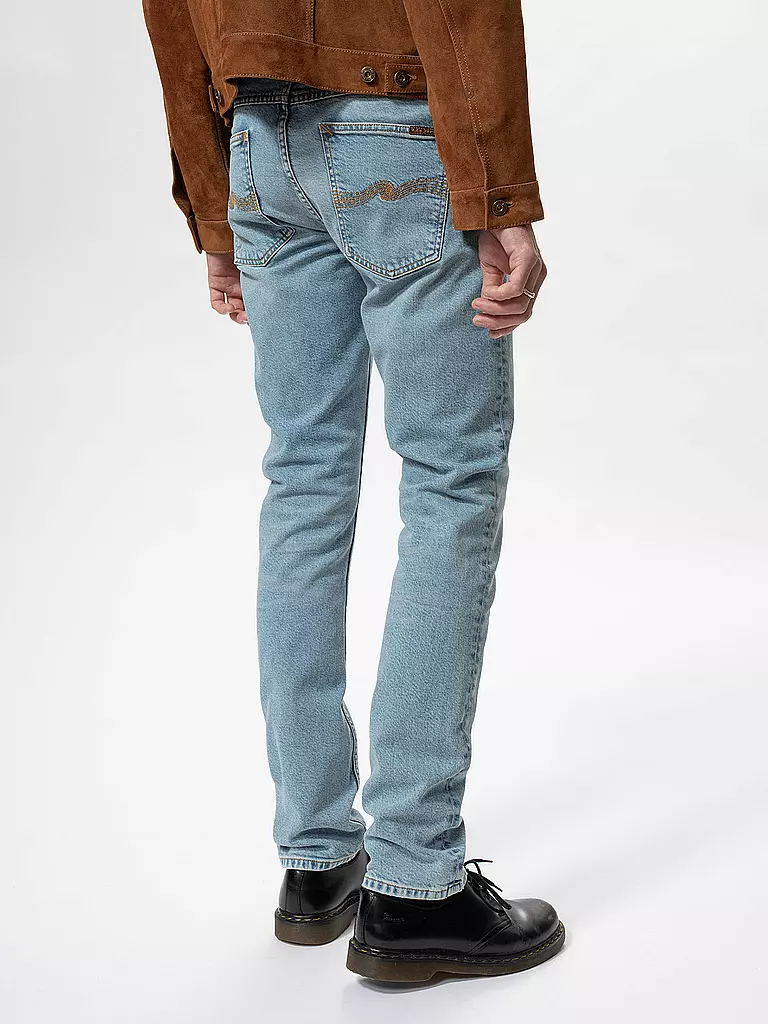 NUDIE JEANS | Jeans Slim Fit LEAN DEAN BLUE NOISE | Bleu clair