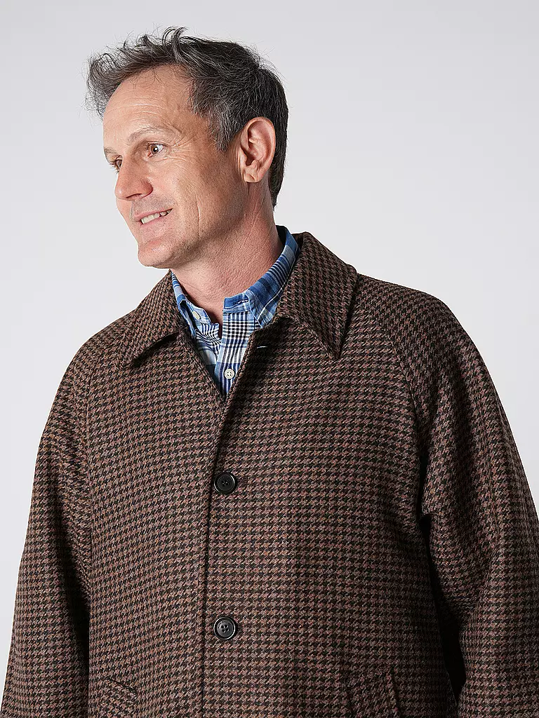 NUDIE JEANS | Manteau en laine WILL | Marron