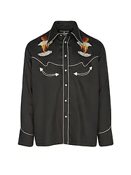 NUDIE JEANS | Nom du produit : Hemd GONZO WESTERN | Noir