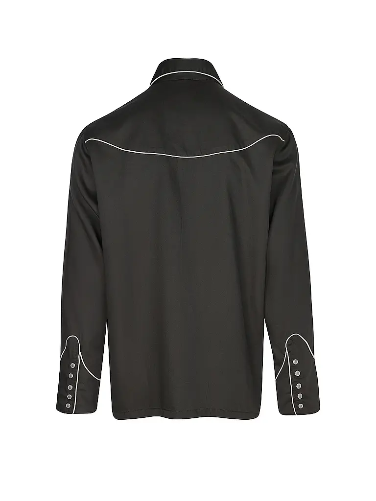 NUDIE JEANS | Nom du produit : Hemd GONZO WESTERN | Noir