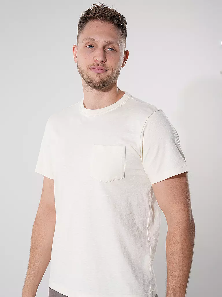 NUDIE JEANS | T-Shirt  | Crème