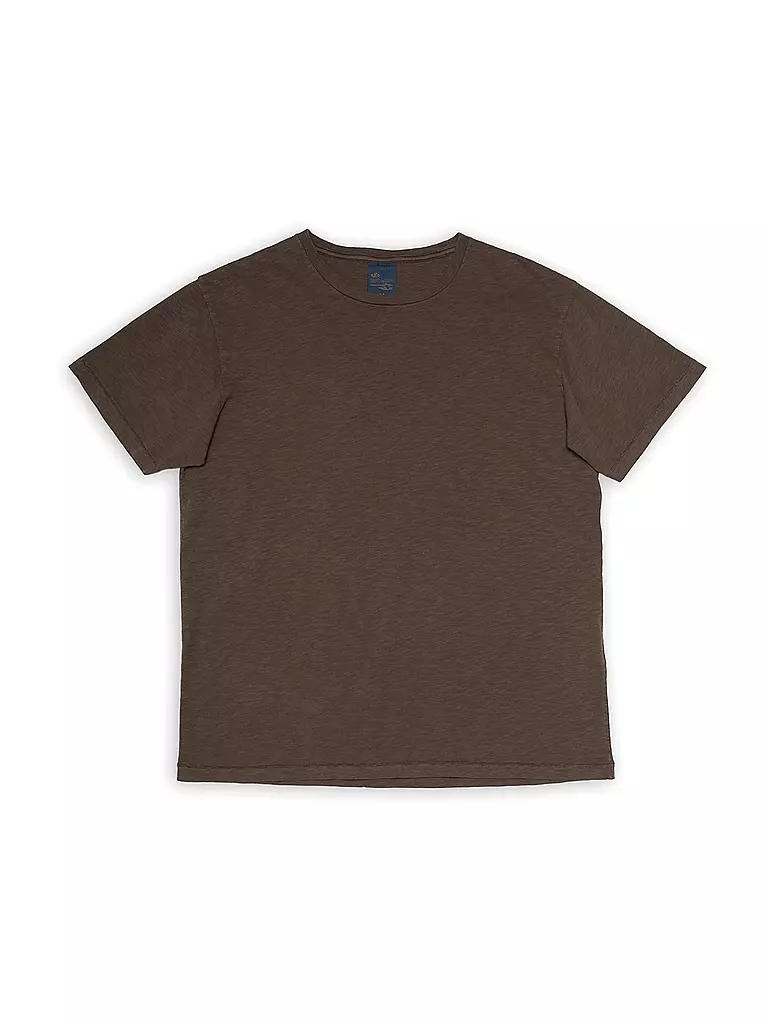 NUDIE JEANS | T-shirt ROFFE | Marron