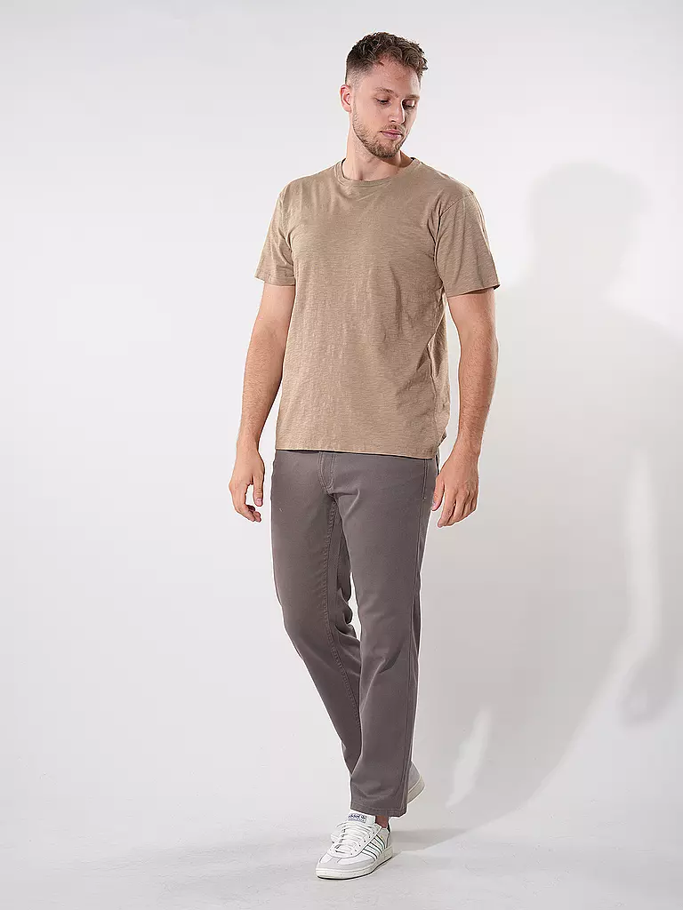 NUDIE JEANS | T-Shirt ROFFE | Beige