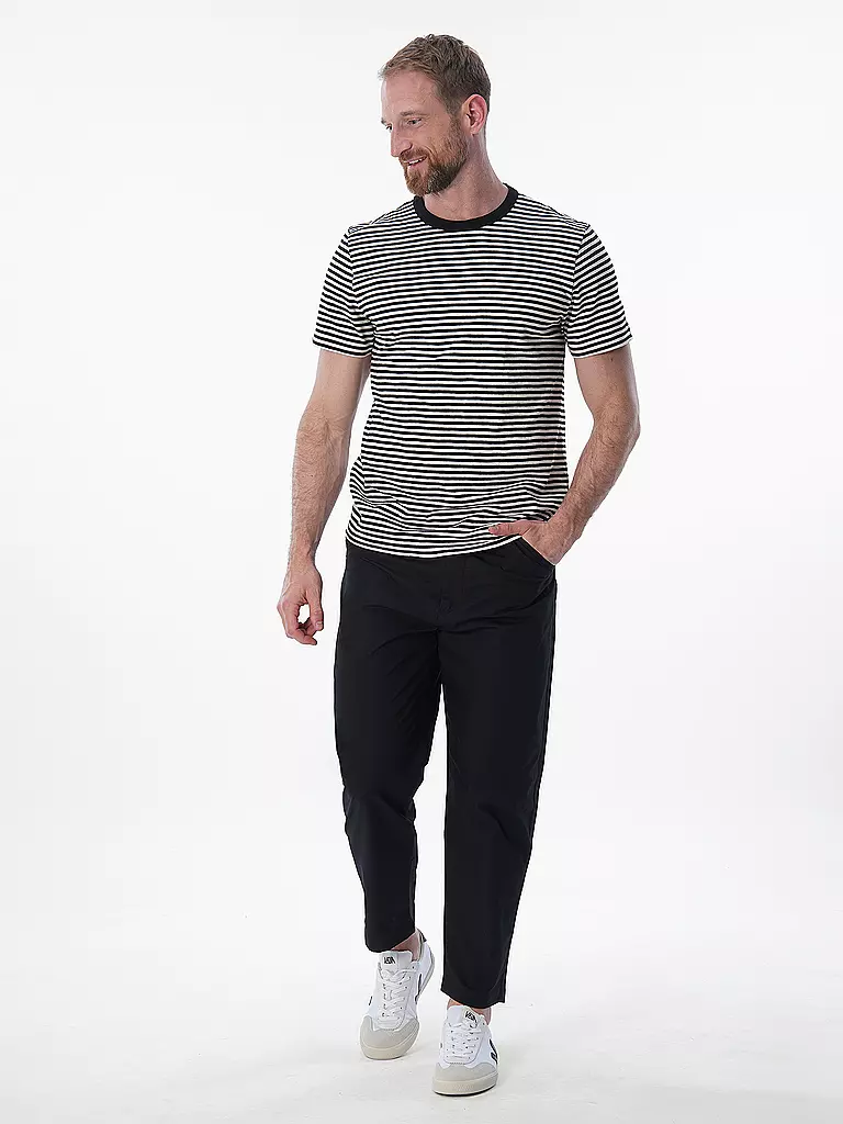 NUDIE JEANS | T-Shirt ROY  | Noir