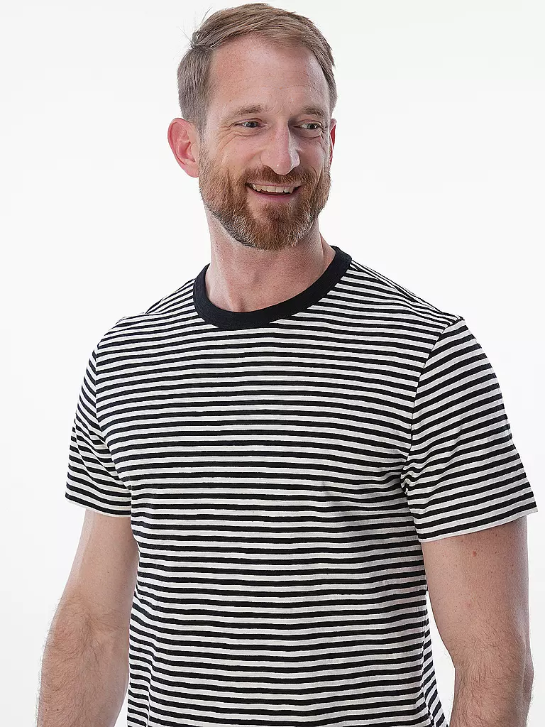 NUDIE JEANS | T-Shirt ROY  | Noir